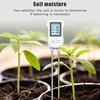 3 i 1 Digitalt LCD Jordmåler Temperatur Fuktighet pH-måler med Bakgrunnsbelysning Plante Måleinstrument For Blomsterplanter Hage