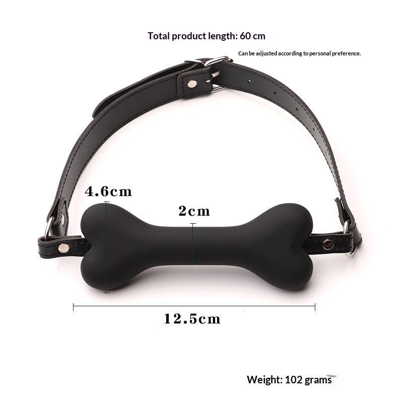 For Women BDSM Sex Harness Mouth Adult Toys Silicone Dog Bone Ball Gag Open Mouth Gag Ball Bdsm Bondage Sex Products Sm Sex Toys