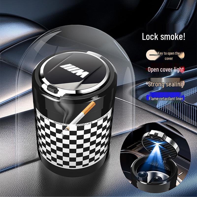 BMW Interior Mod Kit: Compatible with 3, 5, 7 Series, MX12, X3, X56 - Multifunctional with Integrated Ashtray Lights.