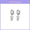 Fashionable Simple Rabbit Ear Studs Womens Trendy Street Style Earrings