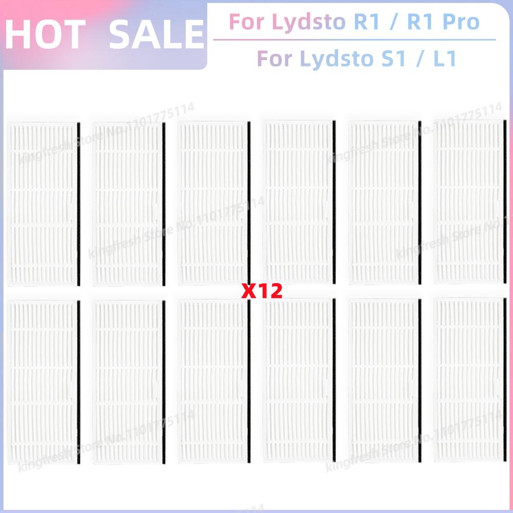 Fit For XiaoMi Lydsto R1 / R1A / R1D / R1 Pro / S1 / L1 Replacement Parts Accessoies Roller Side Brush Filter Mop Pads Dust Bag