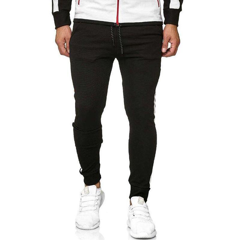 Mens Jogging Tracksuit Hoodie Coat Jacket Trousers Pants Sports Sweat Suit Set