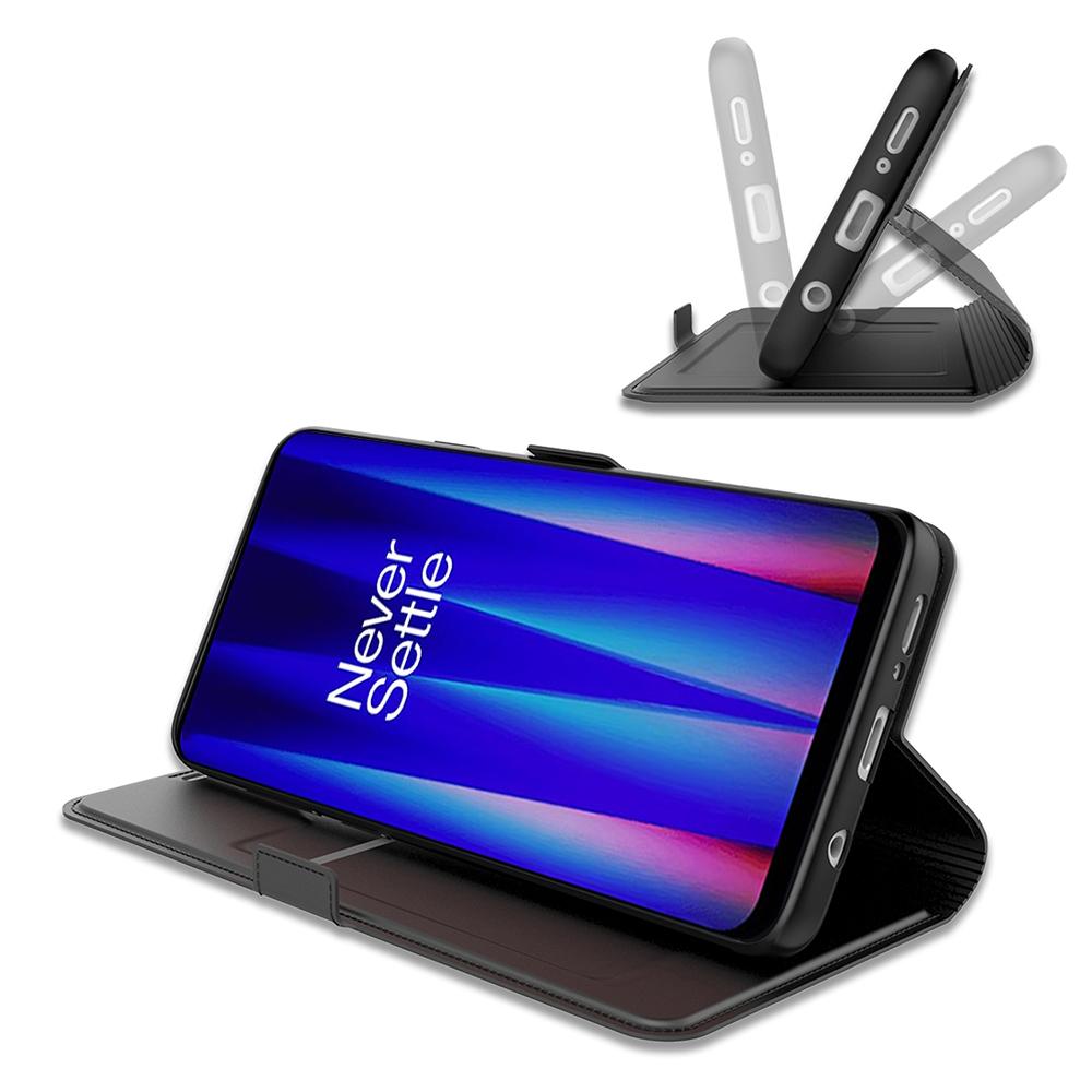 Para Capa OnePlus Nord CE4 Lite 5G Design de Slot Porta-Cartões Capa Folio de Couro PU