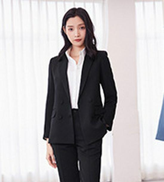 Traje Profesional de Verano para Mujer: Blazer formal de manga corta con falda o pantalones