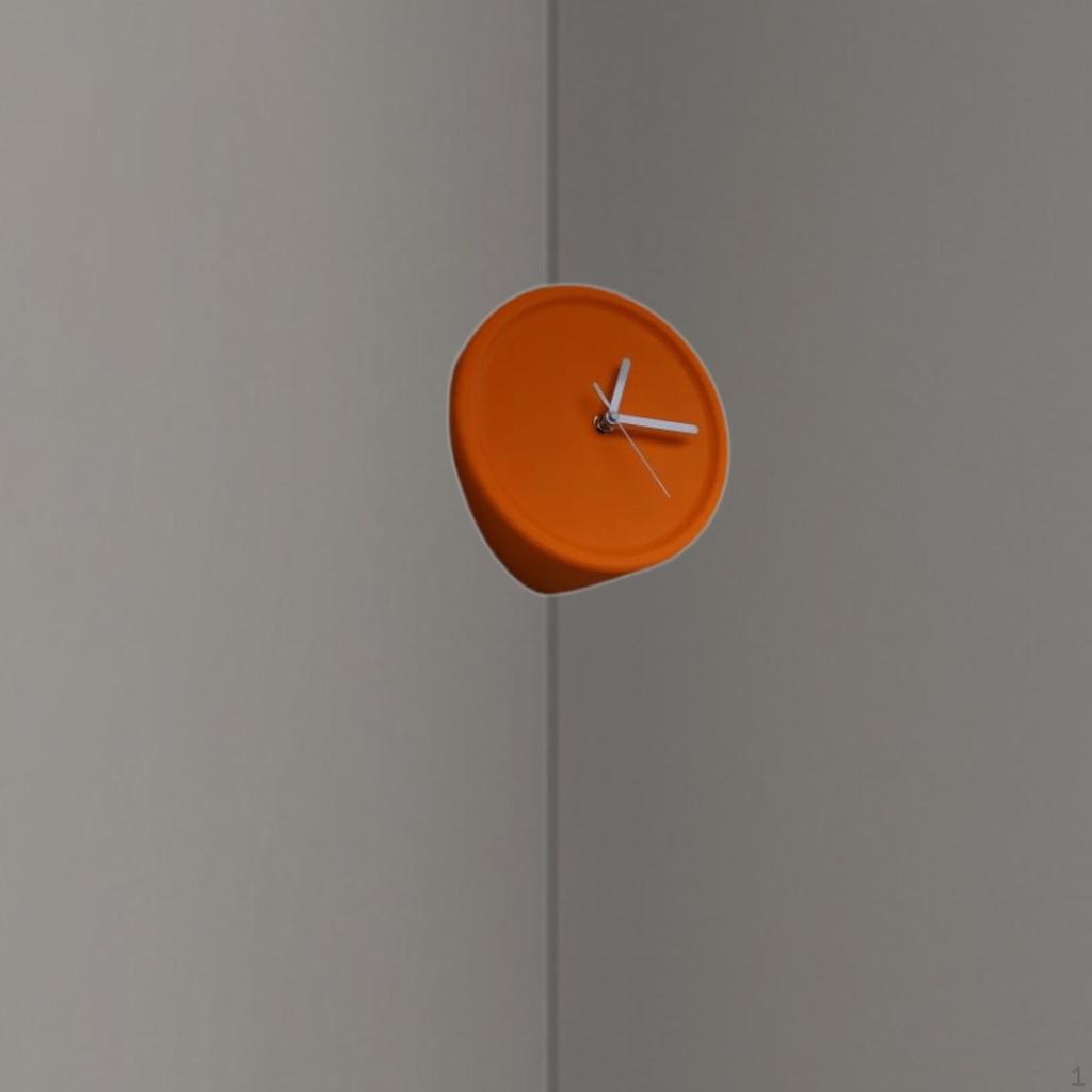 Inside Corner Wall Clock Decorative Artistic Ornament Decoration for Dorm Dining Room