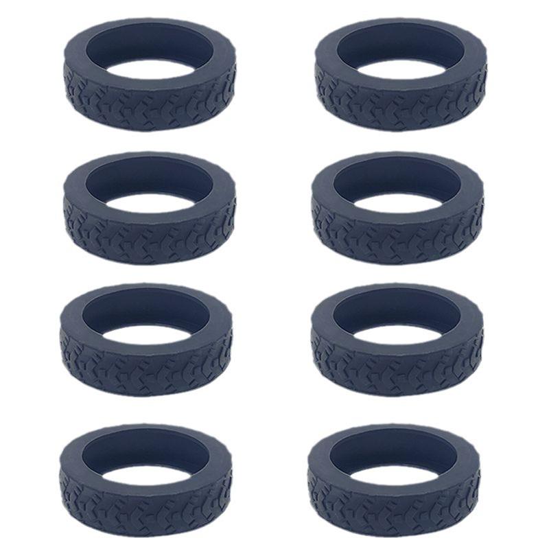 Travel Suitcase Silent Universal Wheel Rubber Cover Replacement Accessory