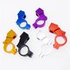 1 Pair 22mm 7/8" Universal Motorcycle Handlebar ATV Rearview Mirror Bracket Mount Adapter CNC Aluminum Holder Clamp Screw Parts