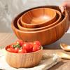 Solid Acacia Wood Bowl