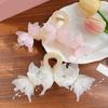 Fashion Simulation Butterfly Hair Clips Women Elegant Pearl Bow Ponytail Clip Sweet Crab Hair Claw Headdress Hair Accessories