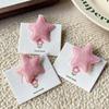 Sparkly Pink Star Hair Clip: Sweet Fairy-Style Korean Accessory