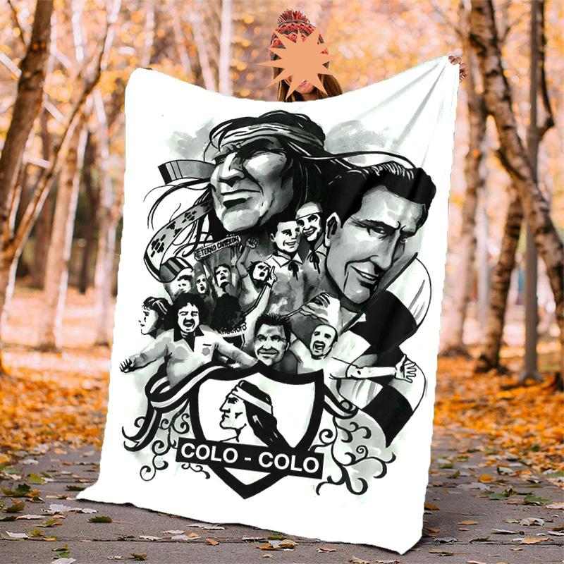 Colo Garra Blanca Flannel Blanket Soft Warm All-Season Throw, Design for Camping, Car Travel, Hiking Sofa, Bed, Office Perfect Gift for Parties