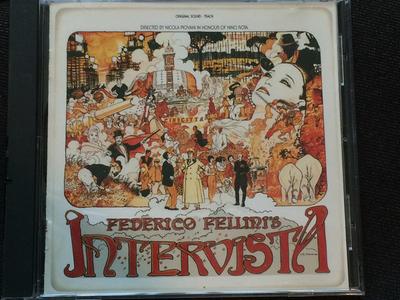 CD NICOLA PIOVANI - Federico Fellini's Intervista (Orig VJD32071 Virgin 1988 Japan Soundtracks & Musicals Used