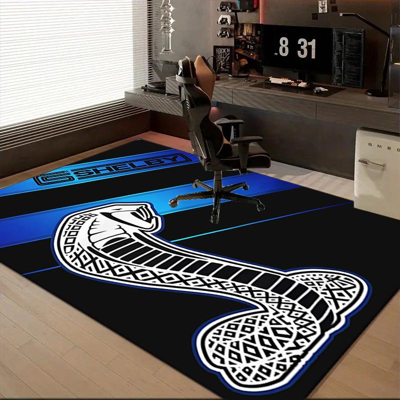 1PC Snake Car Rug for Livingroom,Bedroom, Palyroom, Chair Rug, Area rug, Game Carpet, Large Size Rug Fan Christmas gift
