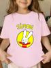 Simon Super Rabbit Graphic T-shirts Kids Summer Casual O-Neck Tops Boys Girls Kawaii T Shirt Funny Cartoon Children's T-shirt