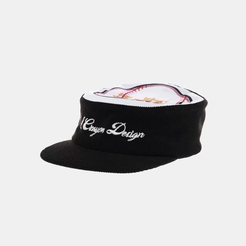 American-style letter embroidered baseball cap for women, two-tone, flat top, wide brim, large head circumference, makes face look smaller, trendy