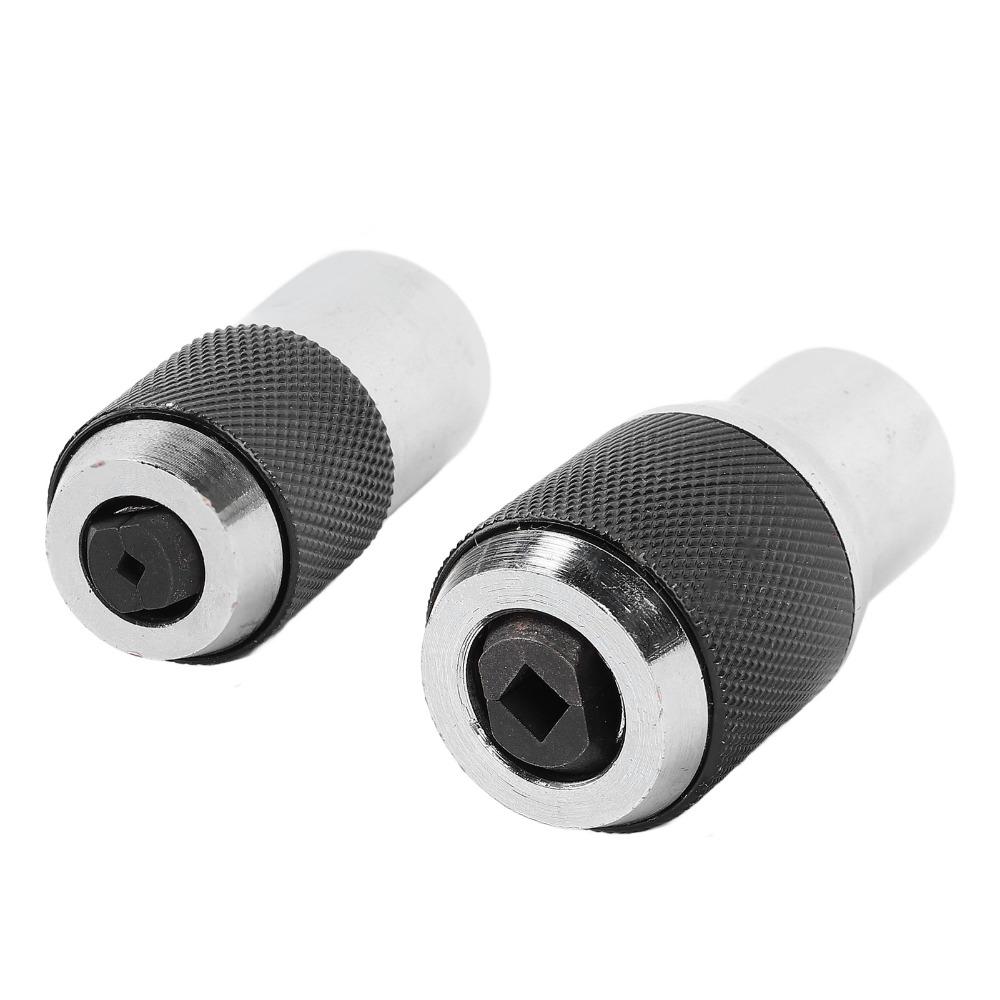 2PCS Adjustable Jaws Tap Set 3/8" Drive Adapters Ratcheting Tap Set Cr-Mo Steel Adjustable Tap Holder