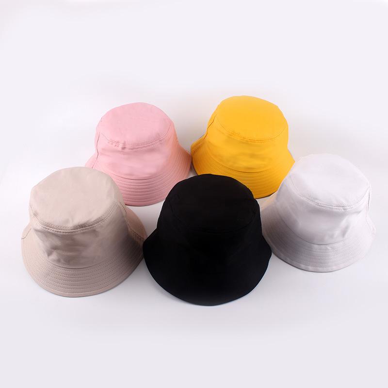 Fisherman's Hat Sunscreen Fishing Bucket Hat Men's Solid Color Light Plate Pure Cotton Basin Hat Women Hats & Caps Women’s
