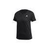 Adidas T Shirts Women's Black Crew Neck Moderate Straight Fit GC6649
