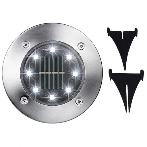 8X Lampa Solarna Ogrodowa Led Wbijana Najazdowa Gruntowa