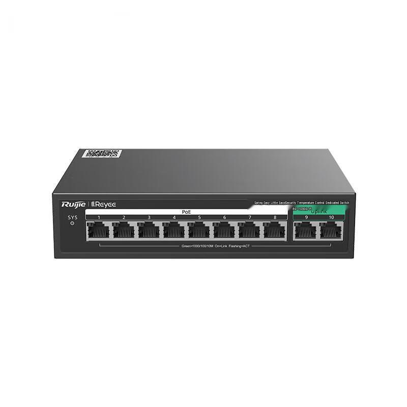 Ruijie Reyee 10portový gigabitový PoE switch pro dohled