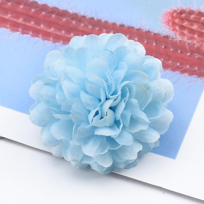 30Pcs Artificial Flower Pingpong Chrysanthemum for Wedding Wall Christmas Home Decoration Diy Gift Wreath Hot Sales High Quality