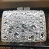 WHTUOHENG Green Diamond  Evening Clutch Handbag Girls Big Rhinestones For Women Rose Red Purses Ladies Party Prom Lady Bags
