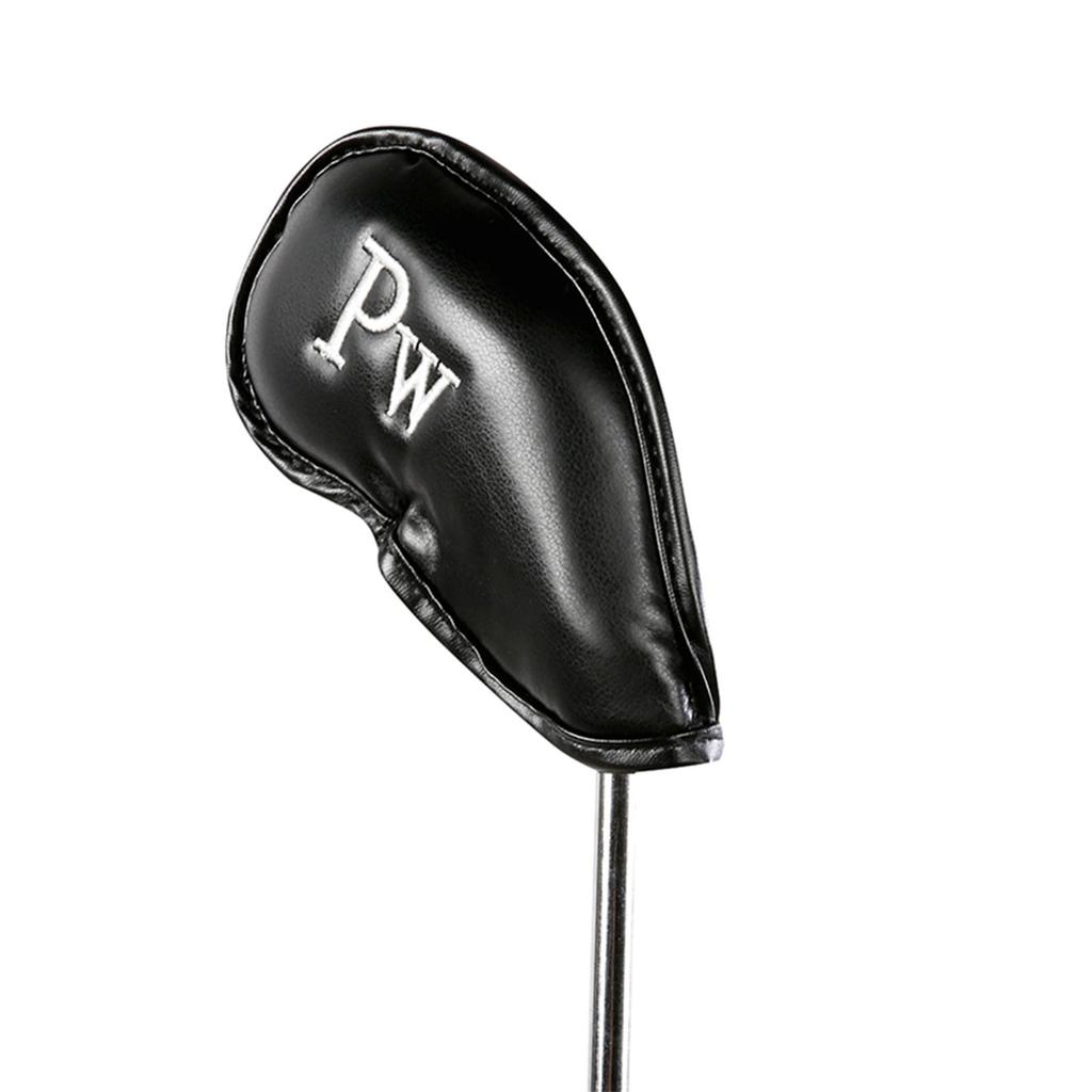 12 Pieces Golf Iron Headcover Club Head Covers Premium PU Leather Waterproof Cover