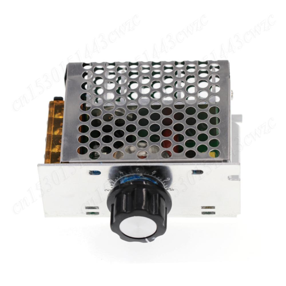 AC 220V 4000W SCR Voltage Regulator Motor Speed Controller Temperature Dimmer Governor for Home/Industrial Enterprises