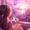 Glitter Butterfly Butterfly Airplane Toy 2.4GHz RC Quadcopter Toy Quadcopter RC Plane Toy  Children
