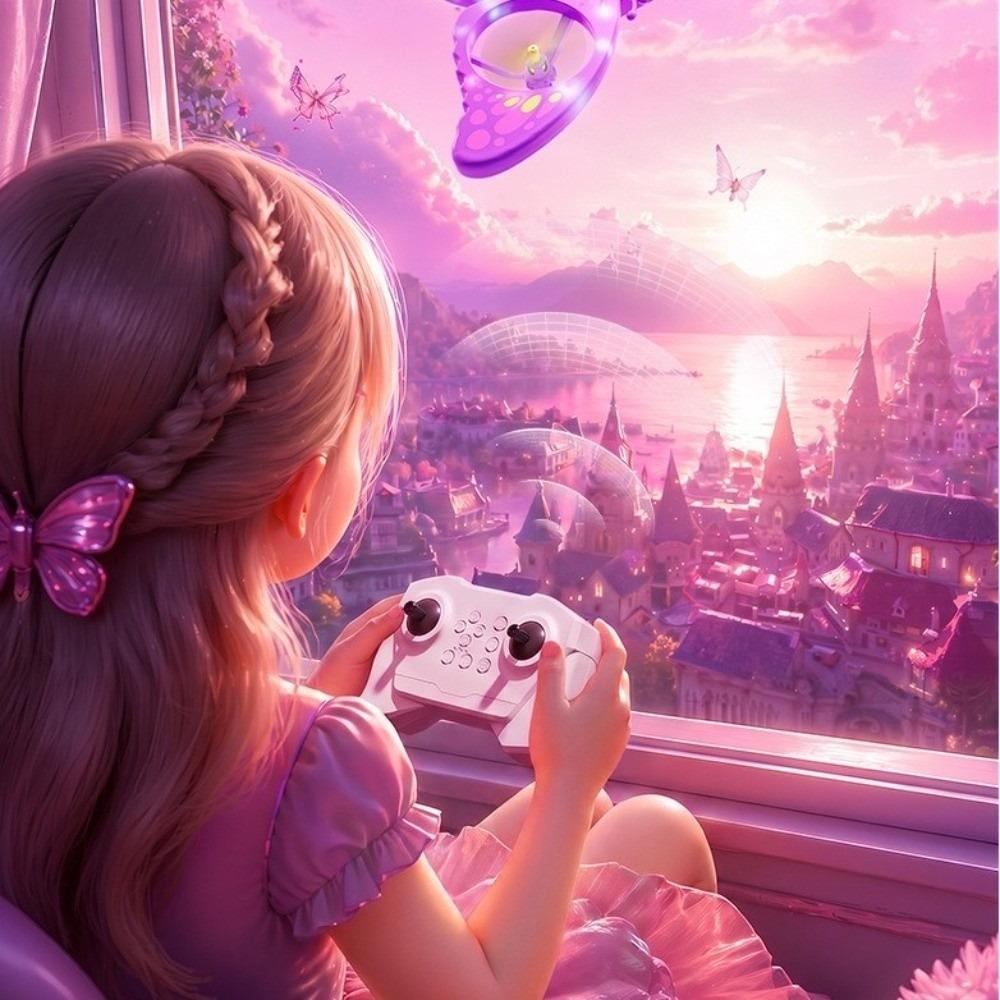 Glitter Butterfly Butterfly Airplane Toy 2.4GHz RC Quadcopter Toy Quadcopter RC Plane Toy Children