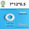 Thickened Nylon Plastic Flat Washer: Hard Plastic Gasket M2-M16