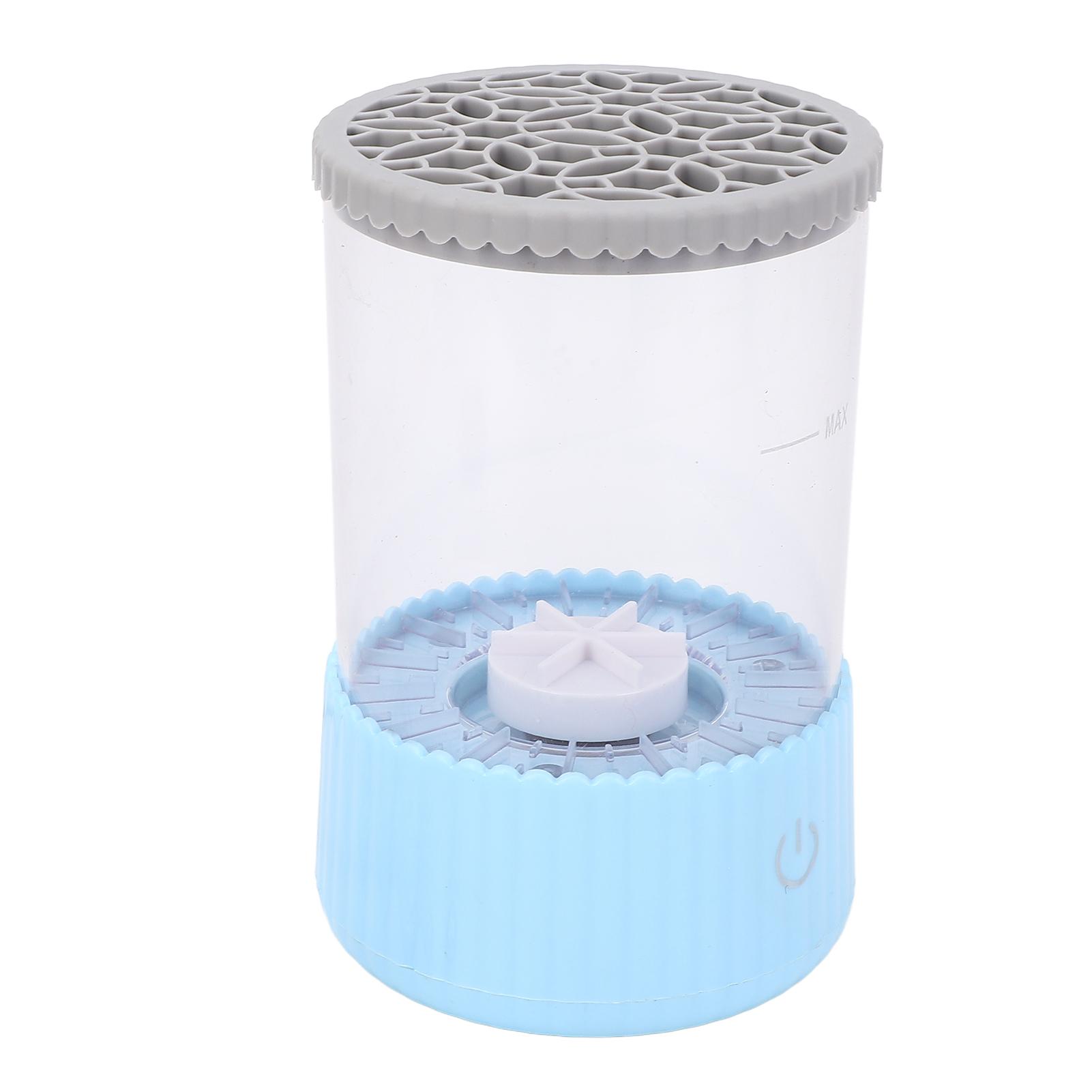 

Electric Makeup Brush Cleaner USB Plug in Automatic Makeup Brush Cleaner Machine 7000RPM Make Up синий