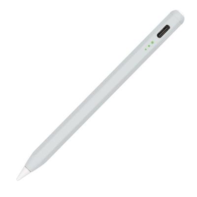 Digio2 iPad Wiederaufladbarer Touch Pen Kurzer Typ Apple Pencil Grau Z0254