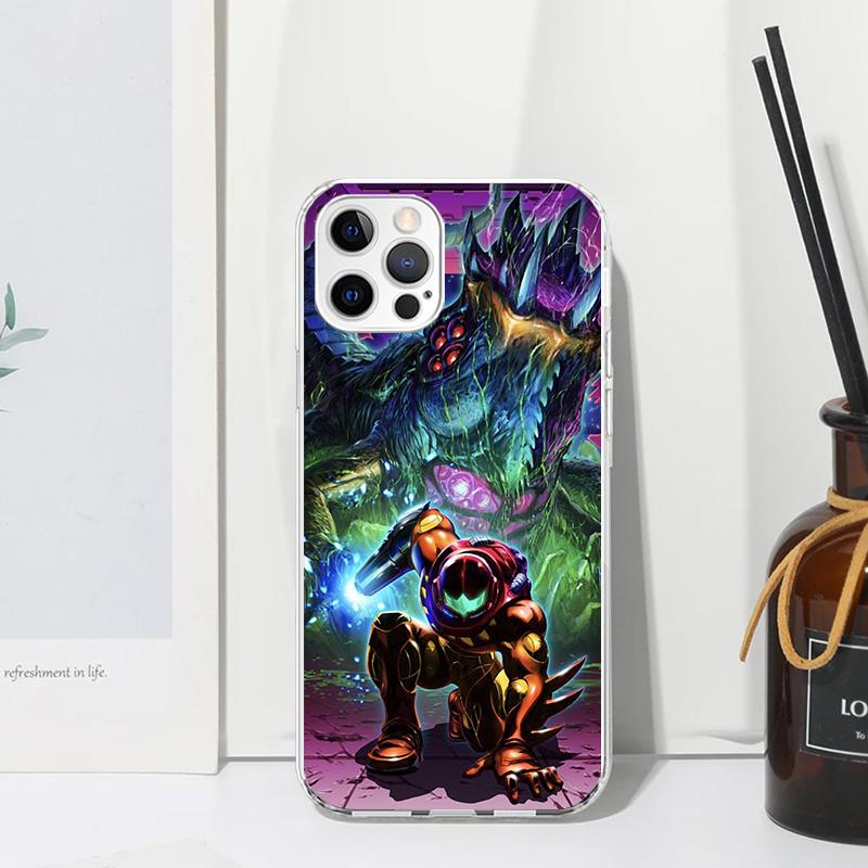 

Game M-Metroids Phone Case For Iphone 17 Air 16 15 Plus 16E 14 Pro Max 13 Mini 12 11 7 8 SE Fundas Soft Back Cover 17 Air 16 15 iPhone 13 Pro Max
