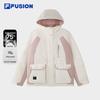 FUSION Women's Colorblock Hooded Down Jacket