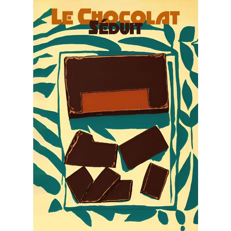 French Sweets Poster Chocolate Delicacy Food Canvas Painting Print Wall Art Picture for Dessert Shop Room Home Decoration