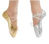 Sport Ballett Tänzer Schuh Tanz Füße Schuhe tragen Spitz Pailletten Leder Ballett Tanzschuhe