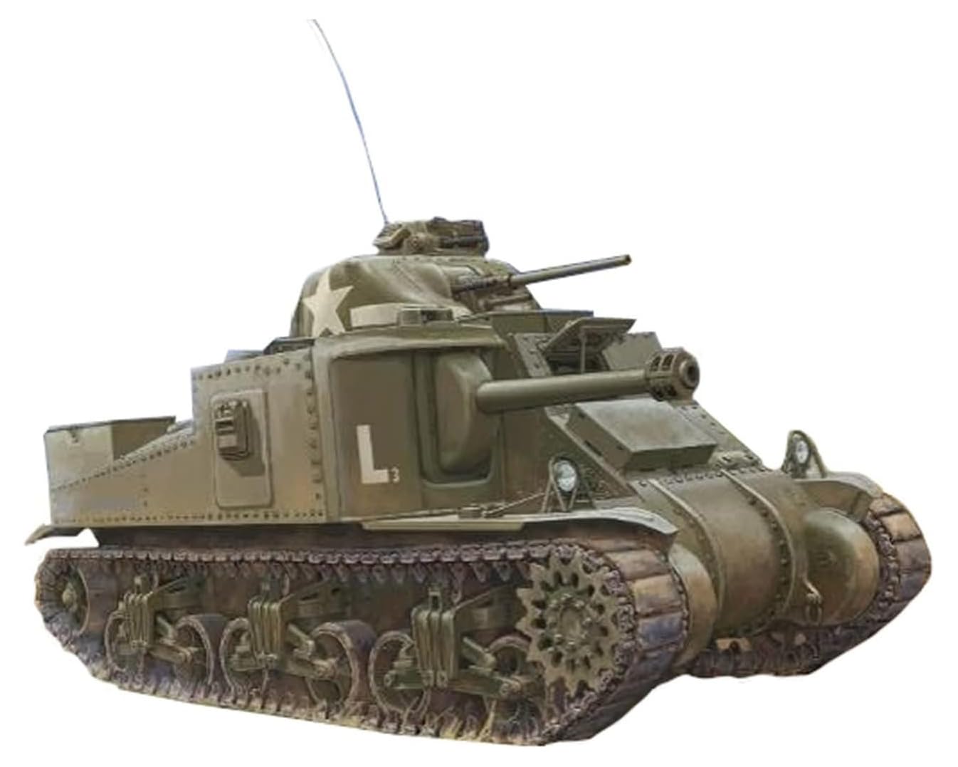 

iLoveKit Армия США M3A5 Средний танк Пластиковая модель ILK63519 1/35
