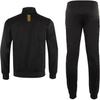 Emporio Armani EA7 Solid Color Zip-Up Long Sleeve Casual Sports Suit Men Suits Black 8NPV65-PJHCZ-0208