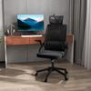 Office Chair Desk Chair Office Chair, height-adjustable, 1 headrest, 60 x 61 x 121.5 cm, Black