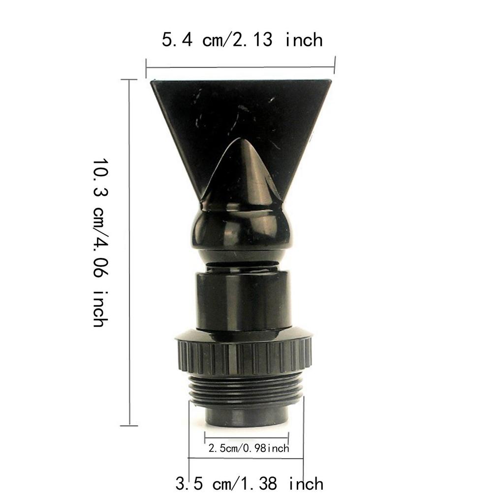 Aquarium Duck Flat Nozzle Accessories Compact Repair Parts for Circulating Pump Adjustable Plumbing Fitting Pump Sump Outlet