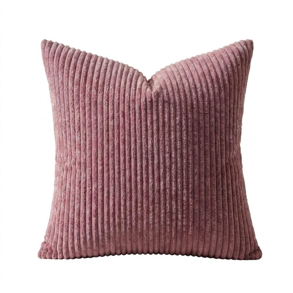 45x45 Size Pillowcase Set Striped Corduroy Throw Pillow Cover Classic Cushion Cover Bed Decor