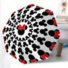1pc Mickey, Minnie Automatic Folding Umbrella: Compact 8-rib Design Cartoon Travel Companion for Outdoor, Casual Accessory