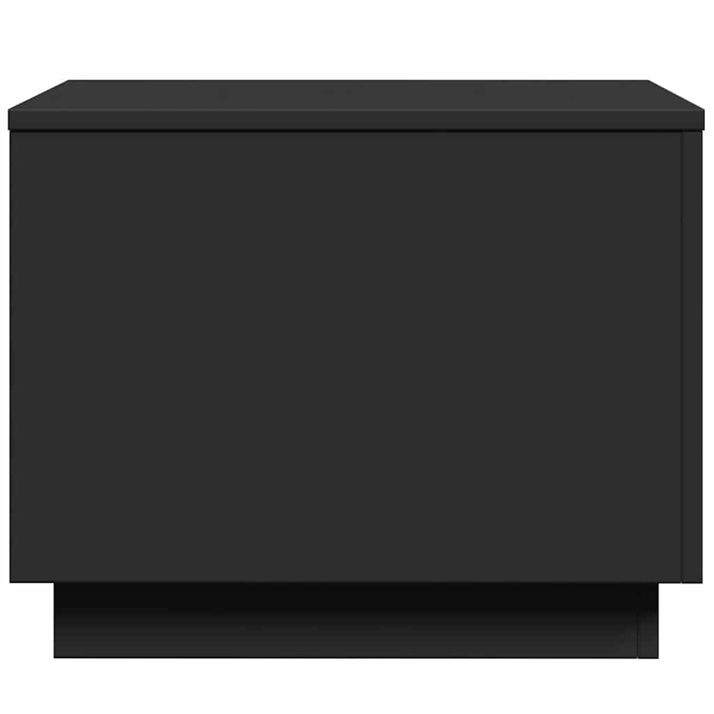 LED Coffee Table Black 50 x 50 x 40 cm