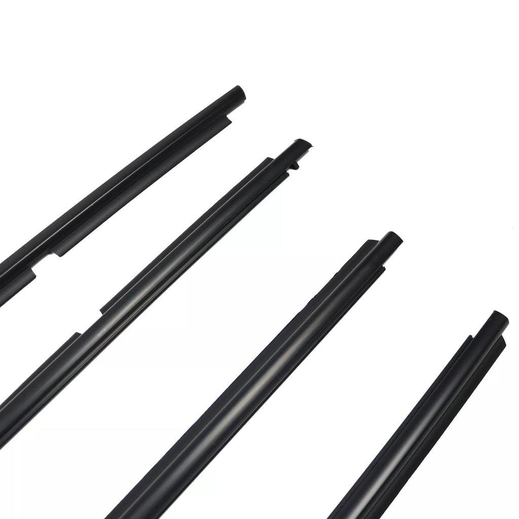 4Pcs Weatherstrip Window Moulding Trim Seal Belt For Toyota Highlander 2008-2010
