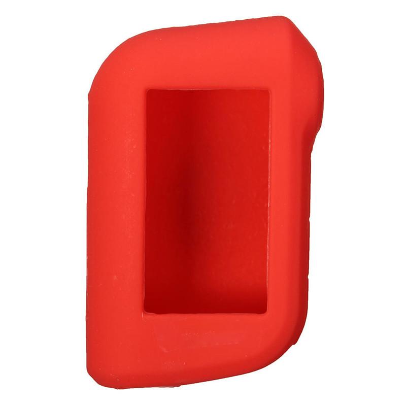 Funda de silicona para llave de coche Starline A93 A63, versión rusa, alarma bidireccional, control remoto LCD, llavero, funda n.° 270408