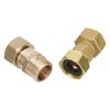 G1 / 2 direct head 1/2 inch male/female hexagonal brass faucet connector plumbing pipe joint connector fittings