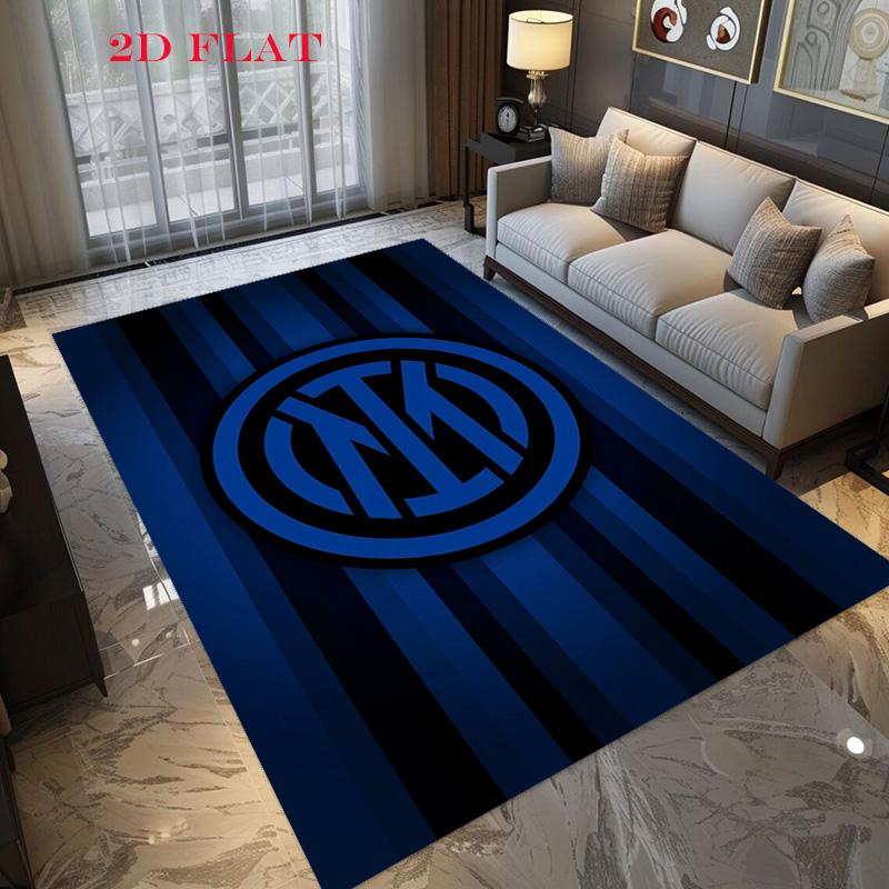 Inter Milan Football Club Logo Carpet Home Decor Printing Fashion Dormitory Decoration Room