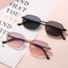 New Full Frame Sunglasses Oval Women's Internet Celebrity Sunshade Glasses Men's Fashion Sunglasses