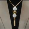 Fashion Crystal Studded Diamond Water Droplet Sweater Chain
